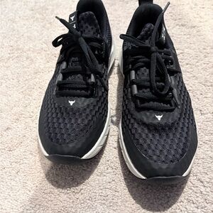 Under Armour Project Rock Women  Black Training Shoes